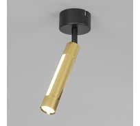 Настенно-потолочный светильник Eurosvet 20084/1 LED черный/золото a047508
