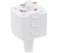 Коннектор для однофазного шинопровода Elektrostandard TRLM-1-WH, белый a051727