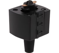 Коннектор для однофазного шинопровода Elektrostandard TRLM-1-BK, черный a051728