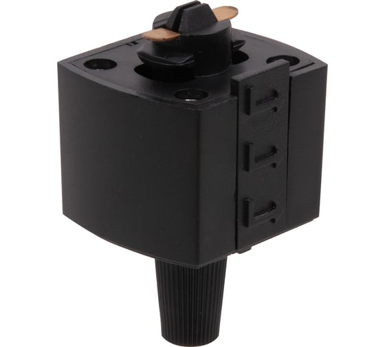 Коннектор для однофазного шинопровода Elektrostandard TRLM-1-BK, черный a051728