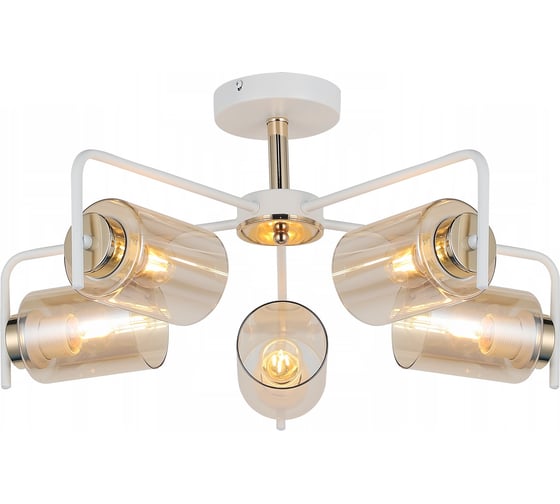 Потолочная люстра ILLUMICO IL8248-5COU-79 WH GD 1
