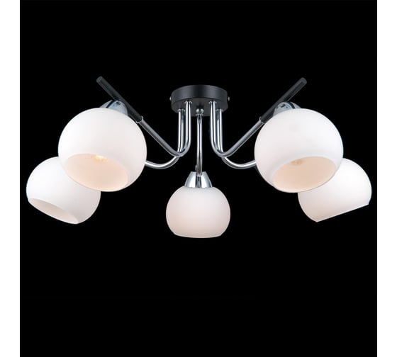 Потолочная люстра ILLUMICO IL0713-5CSQ-24 BK CR LIBRA