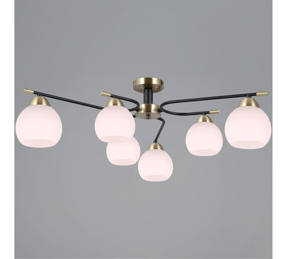 Потолочная люстра ILLUMICO IL0638-6CSQ-24 AB BK LIBRA 1