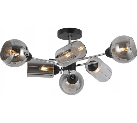 Потолочная люстра ILLUMICO IL8243-6COU-79 BK CR 1
