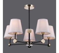 Потолочная люстра ILLUMICO IL0394-5CSQ-24 BK AB CASTOR