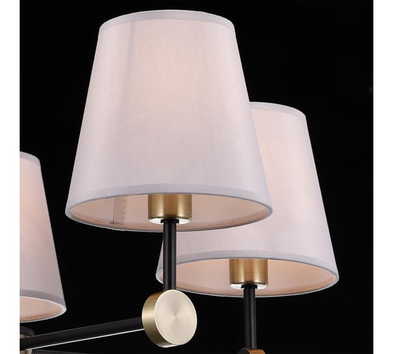 Потолочная люстра ILLUMICO IL0394-5CSQ-24 BK AB CASTOR