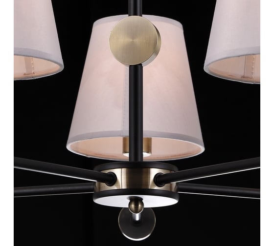 Потолочная люстра ILLUMICO IL0394-5CSQ-24 BK AB CASTOR