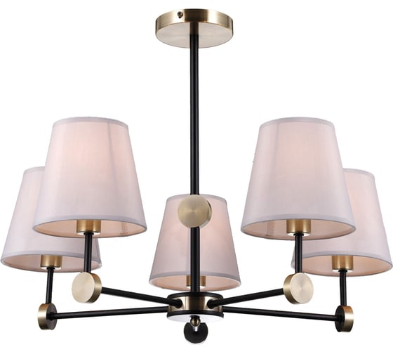 Потолочная люстра ILLUMICO IL0394-5CSQ-24 BK AB CASTOR