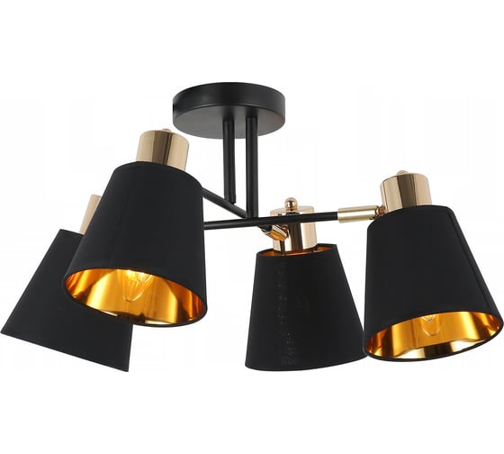 Потолочная люстра ILLUMICO IL6116-4COU-79 BK GD Abelie