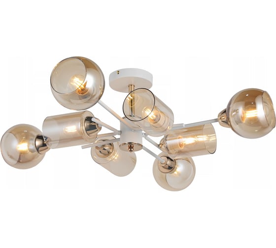 Потолочная люстра ILLUMICO IL8243-8COU-79 WH GD 1