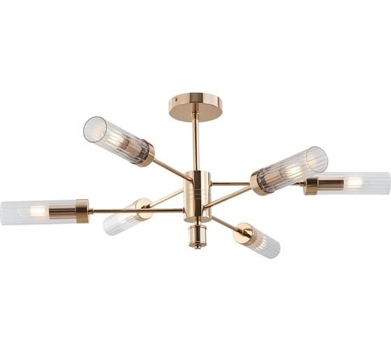 Потолочная люстра ILLUMICO IL5608-6CST-79 GD 1
