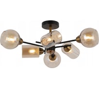 Потолочная люстра ILLUMICO IL8243-6COU-79 BK GD