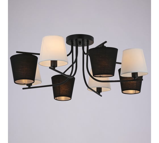 Потолочная люстра ILLUMICO IL8135-8COU-79 BK Base