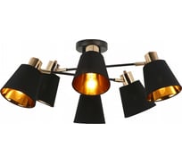 Потолочная люстра ILLUMICO IL6116-6COU-79 BK GD Abelie