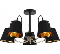 Потолочная люстра ILLUMICO IL6120-5COU-79 BK GD