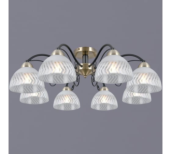 Потолочная люстра ILLUMICO IL0435-8CSQ-24 BK AB SPICA
