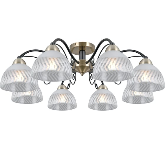 Потолочная люстра ILLUMICO IL0435-8CSQ-24 BK AB SPICA