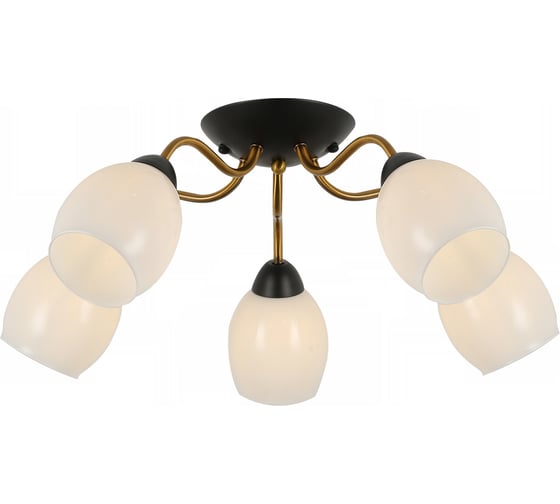 Потолочная люстра ILLUMICO IL8193-5COU-79 BK GD 1