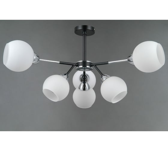 Потолочная люстра ILLUMICO IL0715-6CSQ-24 BK CR LIBRA