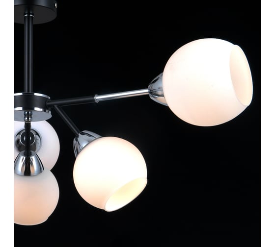 Потолочная люстра ILLUMICO IL0715-6CSQ-24 BK CR LIBRA