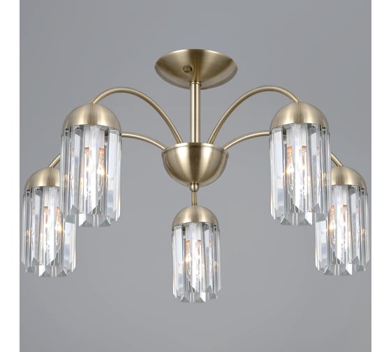 Потолочная люстра ILLUMICO IL0599-5CSQ-24 AB LYRA 1