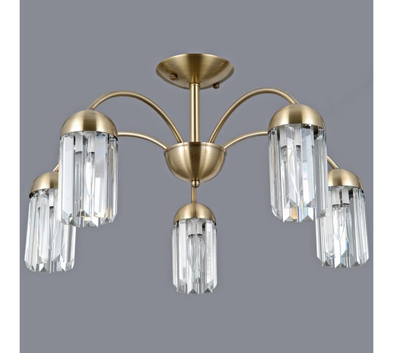 Потолочная люстра ILLUMICO IL0599-5CSQ-24 AB LYRA