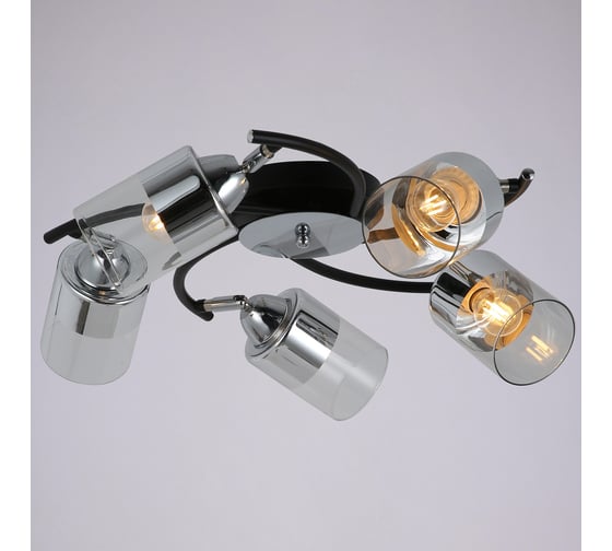 Потолочная люстра ILLUMICO IL8210-5COU-79 BK CR Elisa