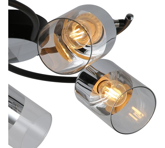 Потолочная люстра ILLUMICO IL8210-5COU-79 BK CR Elisa