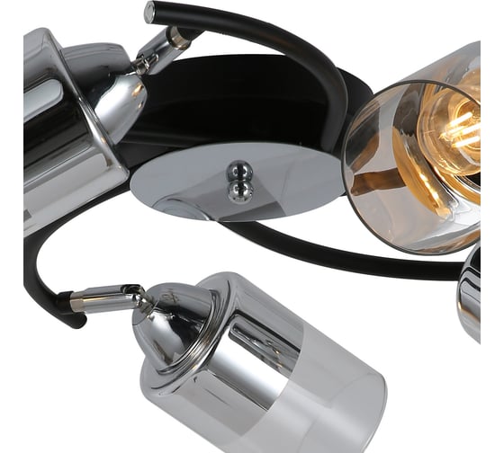 Потолочная люстра ILLUMICO IL8210-5COU-79 BK CR Elisa