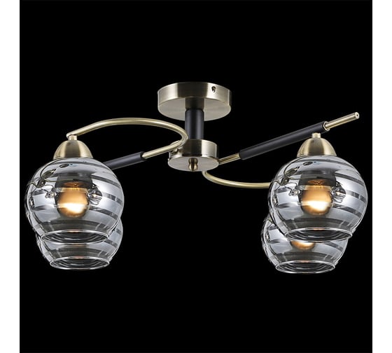 Потолочная люстра ILLUMICO IL9800-4CSQ-79 BK AB