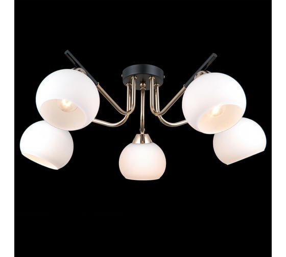 Потолочная люстра ILLUMICO IL0713-5CSQ-24 BK FGD LIBRA