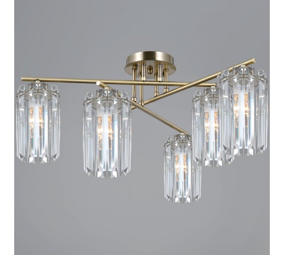 Потолочная люстра ILLUMICO IL3566-6CSQ-24 AB LYRA 1