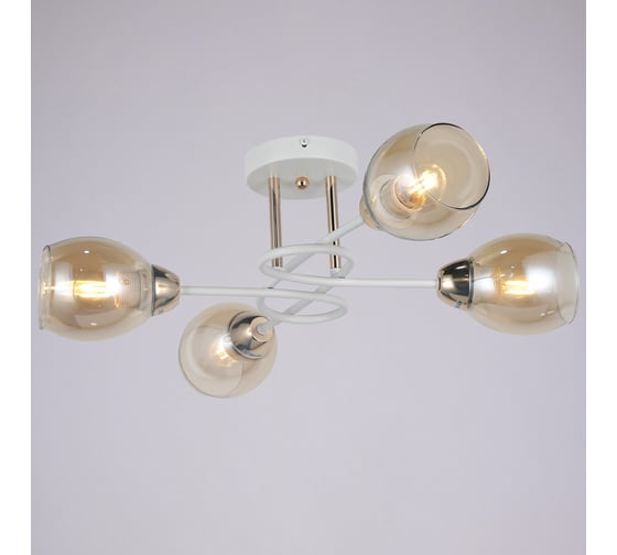 Потолочная люстра ILLUMICO IL8263-4COU-79 WH GD Celeste 1