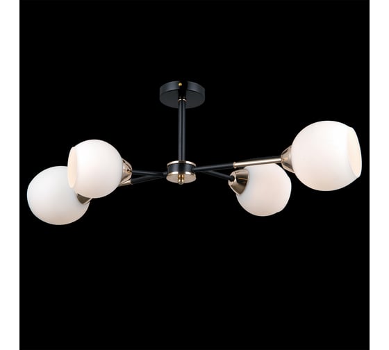 Потолочная люстра ILLUMICO IL0715-4CSQ-24 BK GD LIBRA