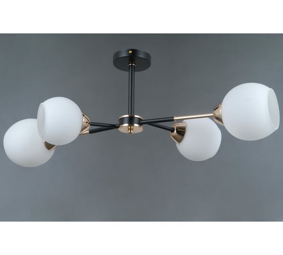 Потолочная люстра ILLUMICO IL0715-4CSQ-24 BK GD LIBRA