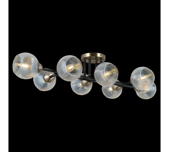Потолочная люстра ILLUMICO IL0395-8CSQ-79 BK AB 1