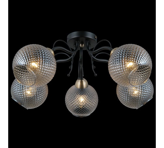 Потолочная люстра ILLUMICO IL0190-5CSQ-79 BK AB 1