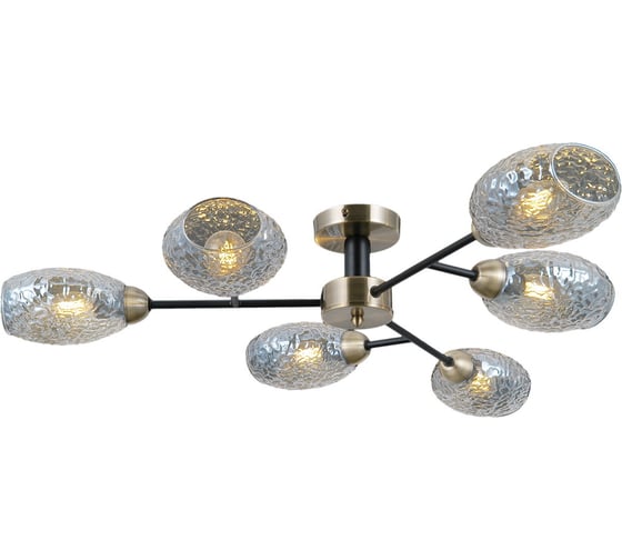 Потолочная люстра ILLUMICO IL0285-6CSQ-79 BK AB