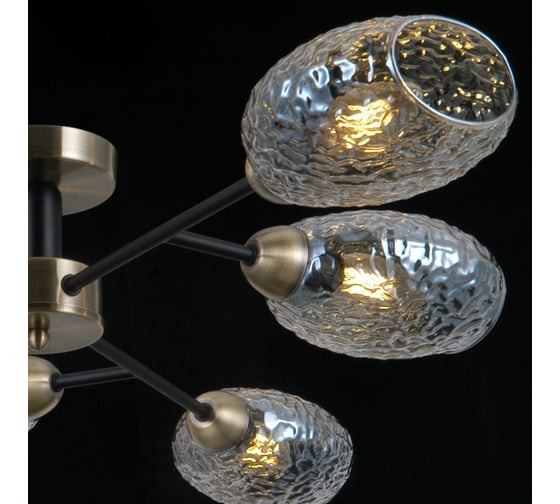 Потолочная люстра ILLUMICO IL0285-6CSQ-79 BK AB