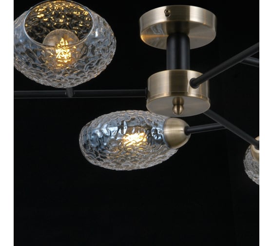 Потолочная люстра ILLUMICO IL0285-6CSQ-79 BK AB