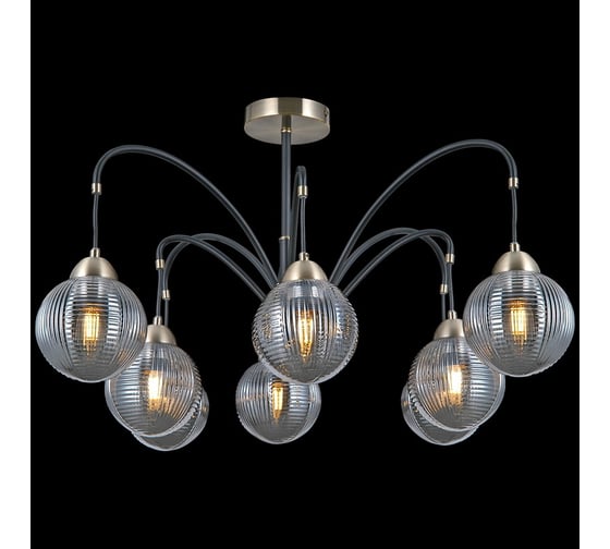 Потолочная люстра ILLUMICO IL0433-8PSQ-79 BK AB