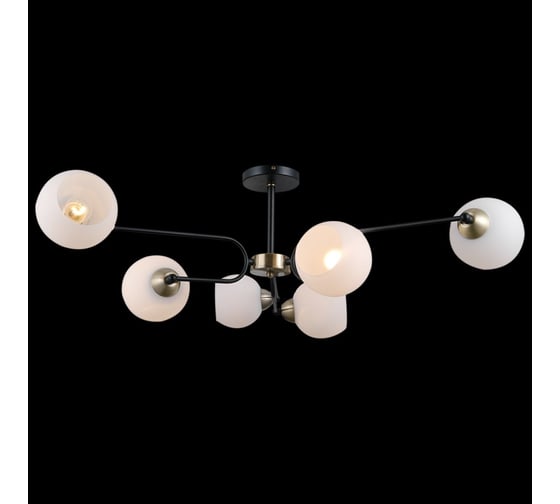 Потолочная люстра ILLUMICO IL0249-6CSQ-79 BK AB