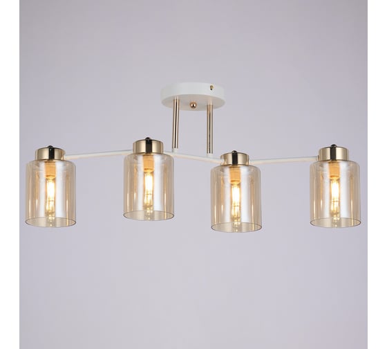 Потолочная люстра ILLUMICO IL6111-4COU-79 WH GD Qui 1