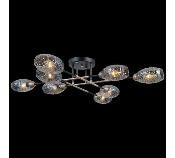 Потолочная люстра ILLUMICO IL0255-8CSQ-79 BK AB