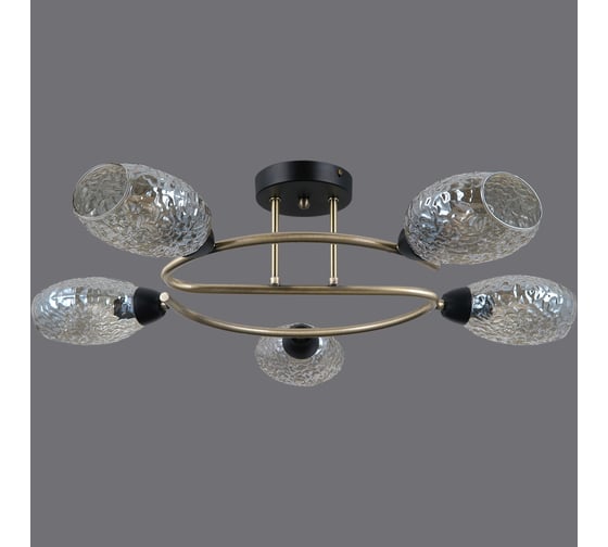 Потолочная люстра ILLUMICO IL0300-5CSQ-79 BK AB