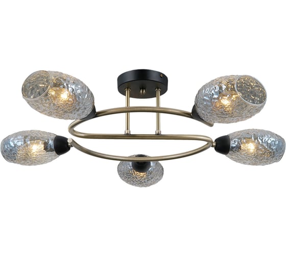 Потолочная люстра ILLUMICO IL0300-5CSQ-79 BK AB