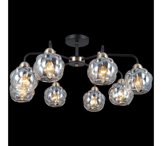 Потолочная люстра ILLUMICO IL0447-8CSQ-79 BK 1