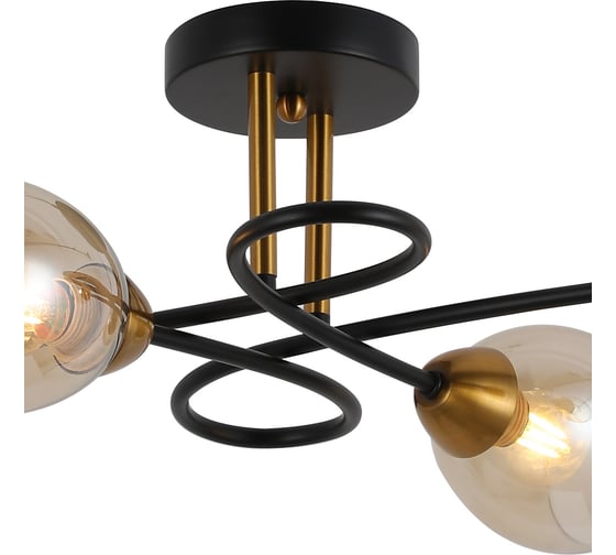 Потолочная люстра ILLUMICO IL8263-4COU-79 BK GD Celeste