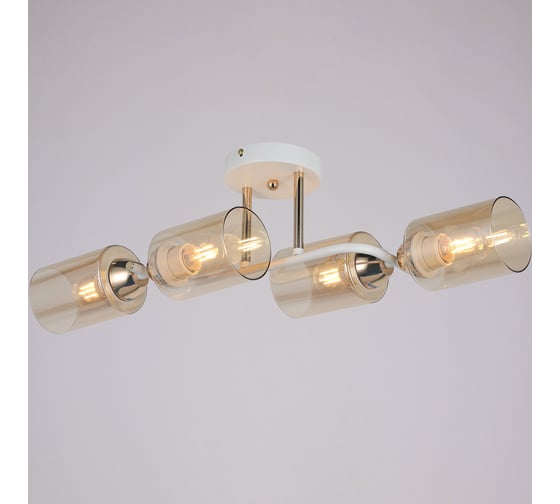 Потолочная люстра ILLUMICO IL8148-4COU-79 WH GD Bice 1