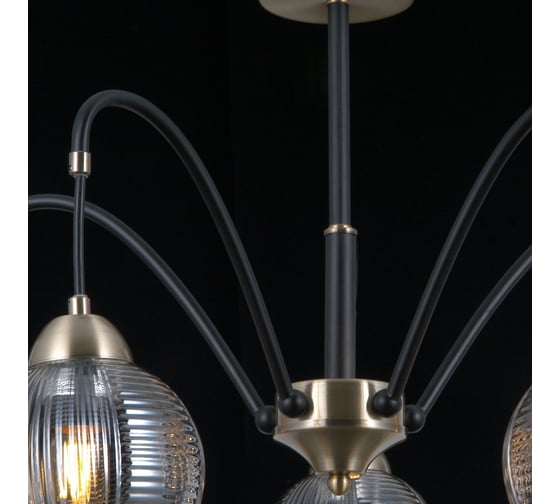 Потолочная люстра ILLUMICO IL0433-5PSQ-79 BK AB